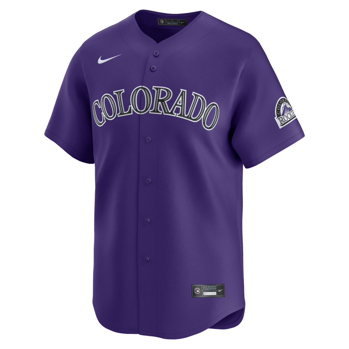 Men's Colorado Rockies Nike Purple Alternate Limited Jersey