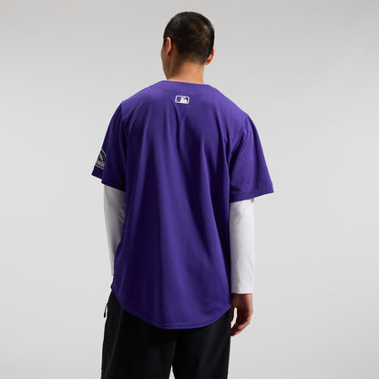 Men's Colorado Rockies Nike Purple Alternate Limited Jersey