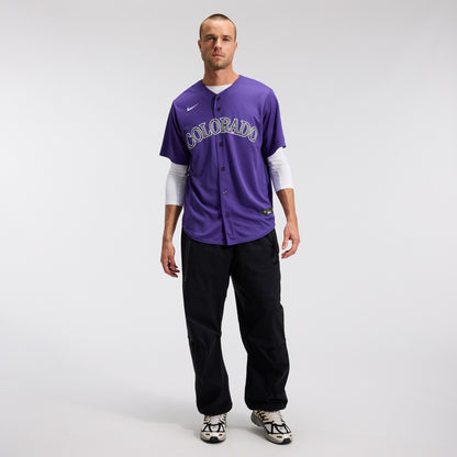 Men's Colorado Rockies Nike Purple Alternate Replica Team Jersey