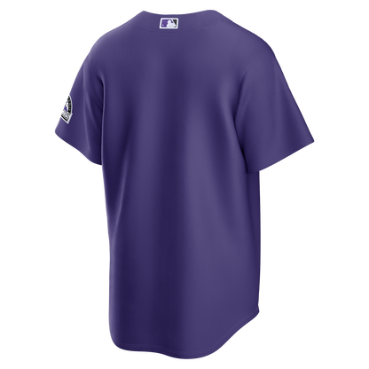 Men's Colorado Rockies Nike Purple Alternate Stadium Jersey