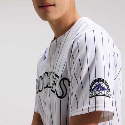 Men's Colorado Rockies Nike White Home Limited Jersey