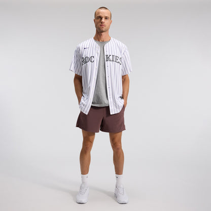 Men's Colorado Rockies Nike White Home Replica Team Jersey