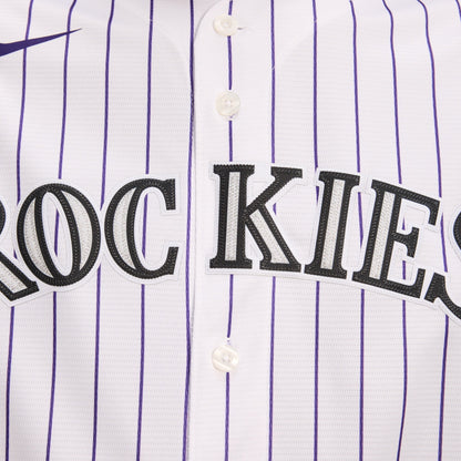 Men's Colorado Rockies Nike White Home Replica Team Jersey