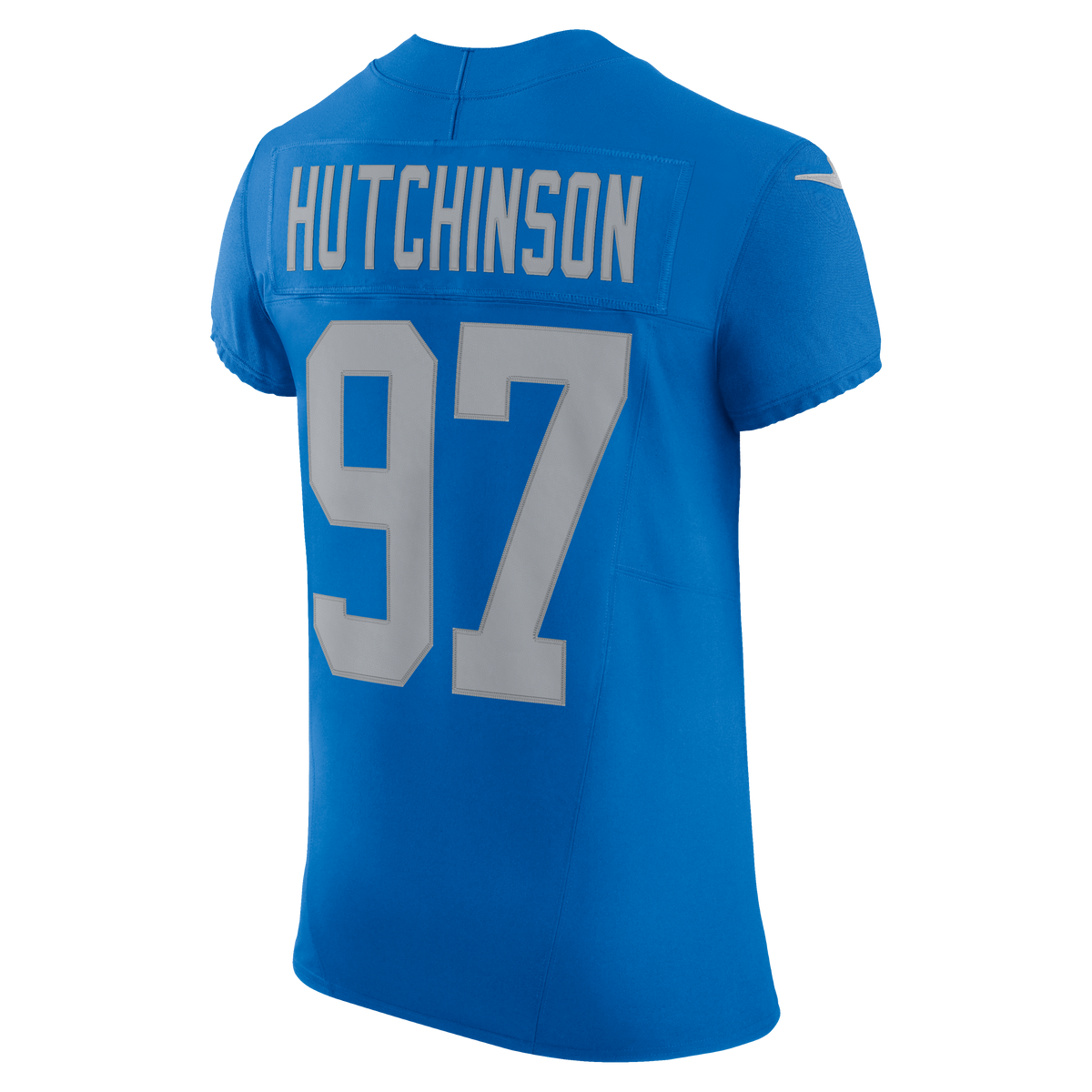Men's Detroit Lions Aidan Hutchinson Nike Blue Alternate Vapor F.U.S.E. Elite Jersey