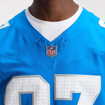 Men's Detroit Lions Aidan Hutchinson Nike Blue Team Vapor F.U.S.E. Elite Jersey