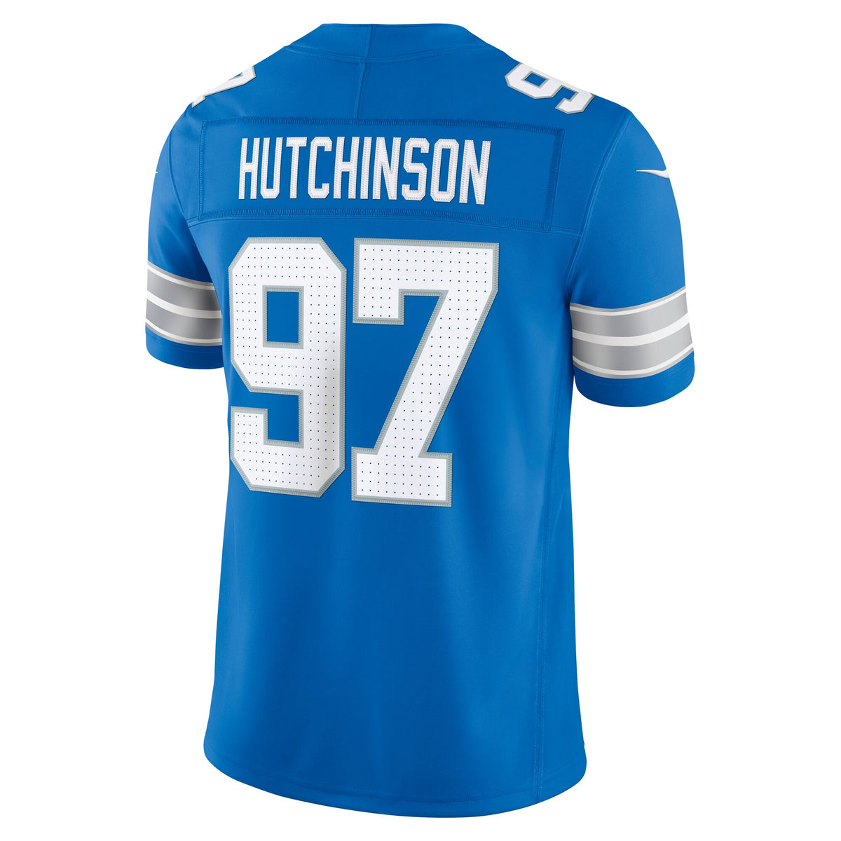 Men's Detroit Lions Aidan Hutchinson Nike Blue Team Vapor F.U.S.E. Stitched Limited Jersey