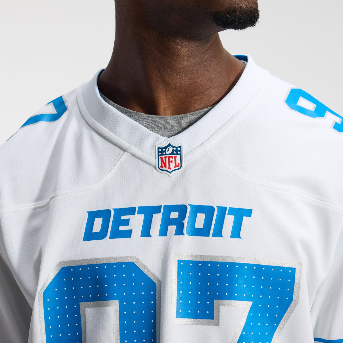 Men's Detroit Lions Aidan Hutchinson Nike White Game Jersey