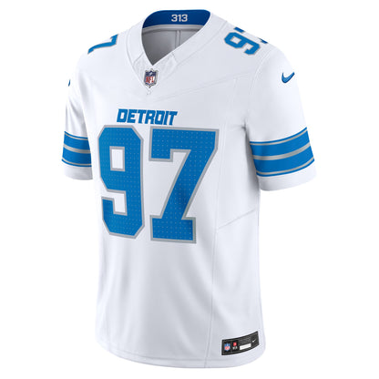 Men's Detroit Lions Aidan Hutchinson Nike White Vapor F.U.S.E. Limited Jersey
