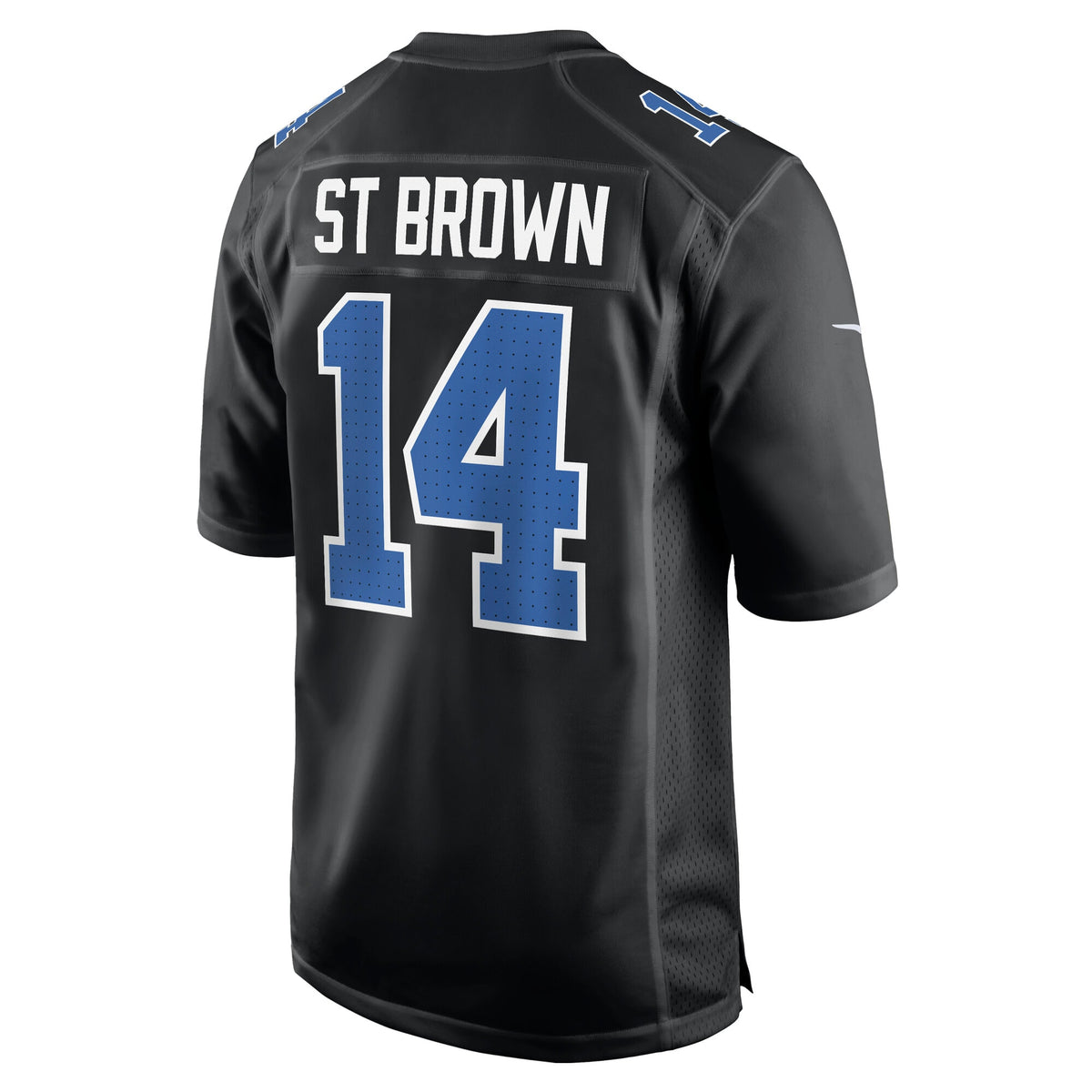 Men's Detroit Lions Amon-Ra St. Brown Nike Carbon Black Carbon Fashion Jersey