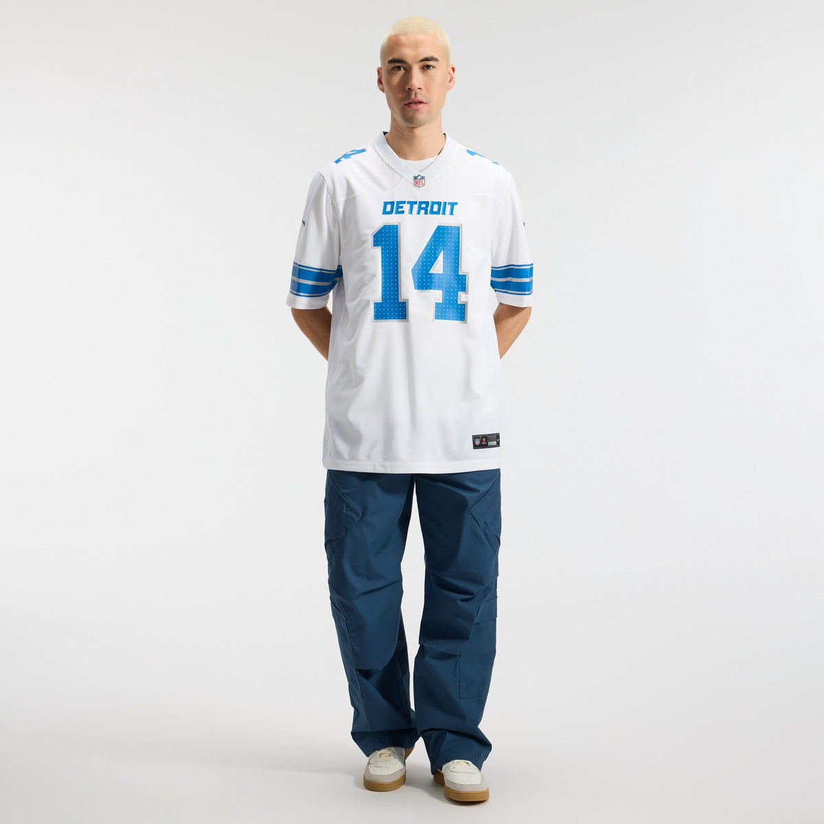 Men's Detroit Lions Amon-Ra St. Brown Nike White Game Jersey