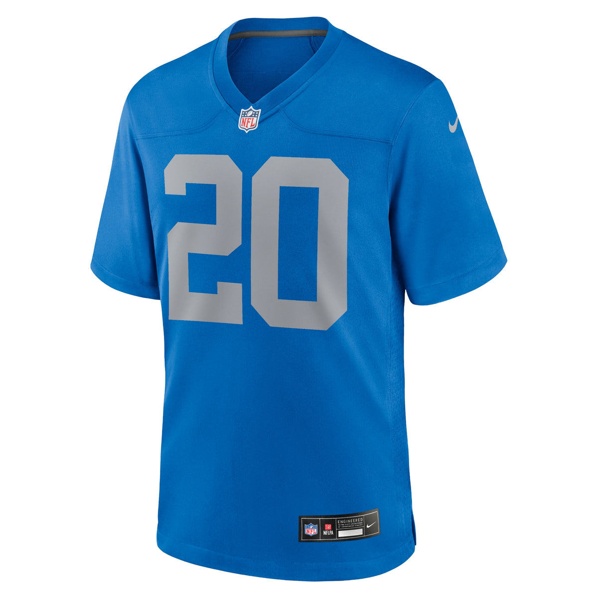 Men's Detroit Lions Barry Sanders Nike Blue Alternate Game Jersey