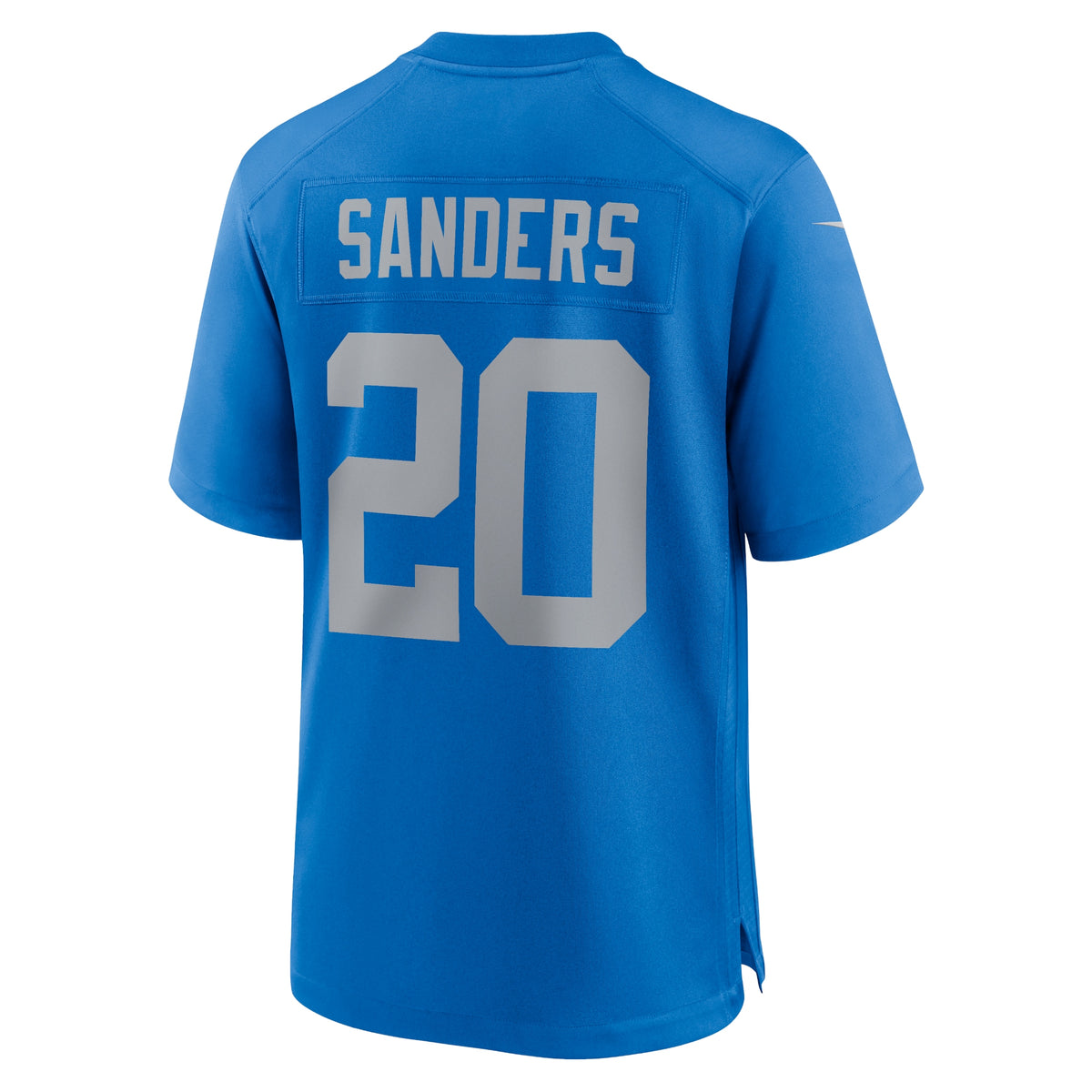 Men's Detroit Lions Barry Sanders Nike Blue Alternate Game Jersey