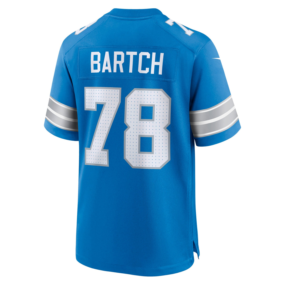 Men's Detroit Lions Ben Bartch Nike Blue Team Game Jersey