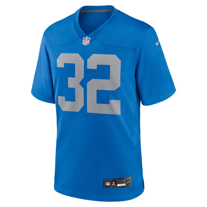 Men's Detroit Lions Brian Branch Nike Blue Alternate Game Jersey