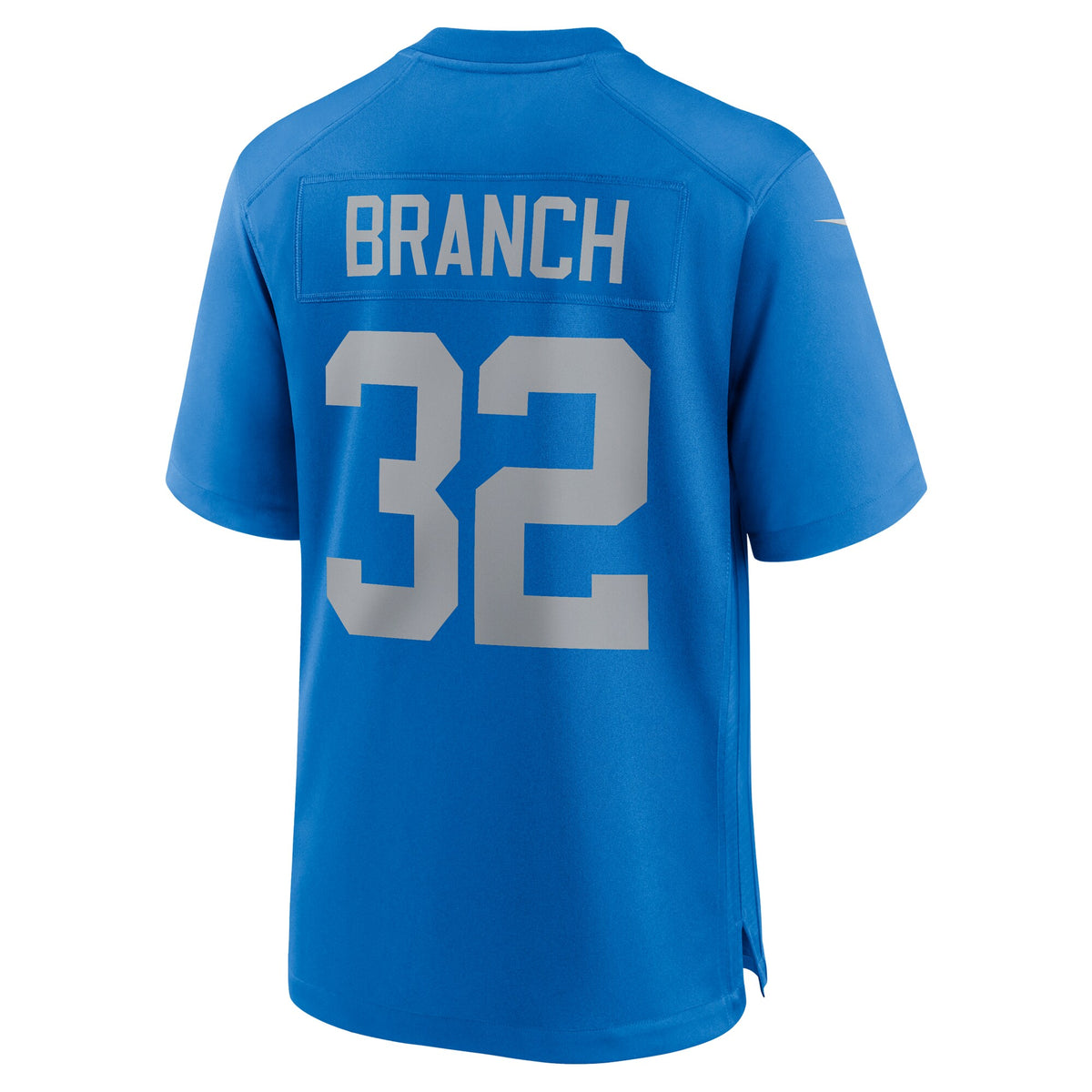 Men's Detroit Lions Brian Branch Nike Blue Alternate Game Jersey