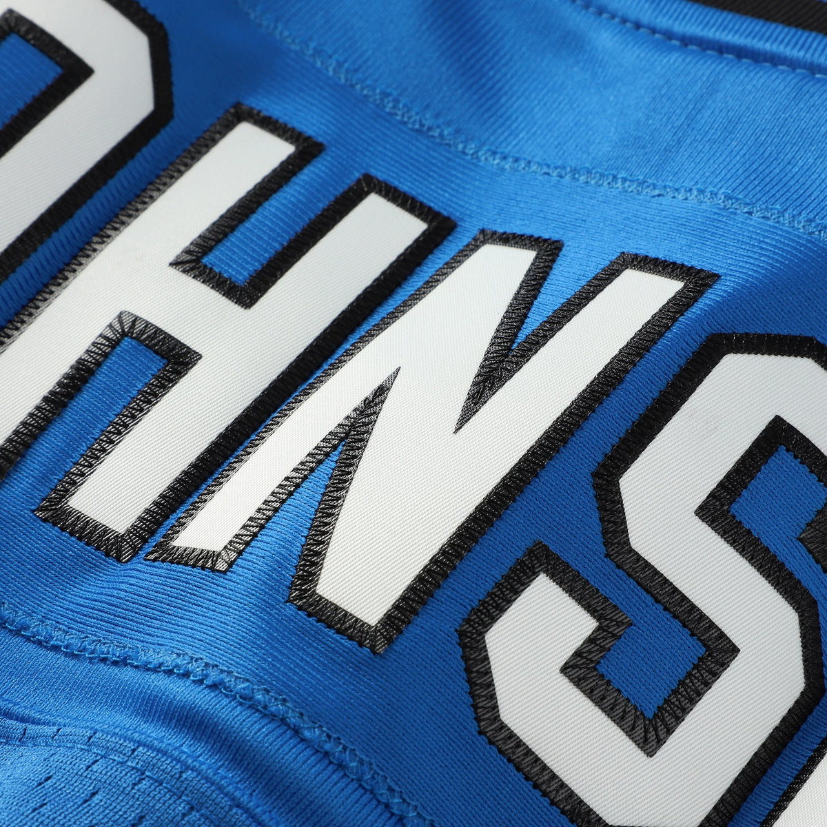 Men's Detroit Lions Calvin Johnson Mitchell & Ness Blue Big & Tall 2007 Legacy Retired Player Jersey