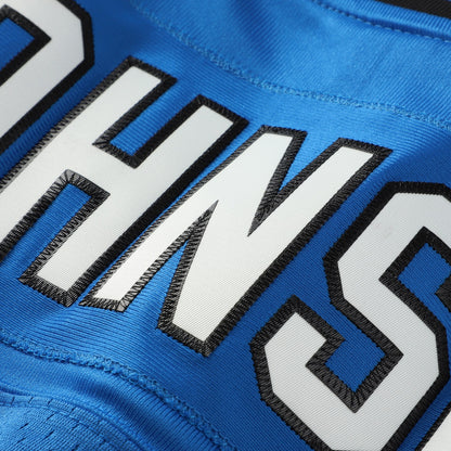 Men's Detroit Lions Calvin Johnson Mitchell & Ness Blue Big & Tall 2007 Legacy Retired Player Jersey