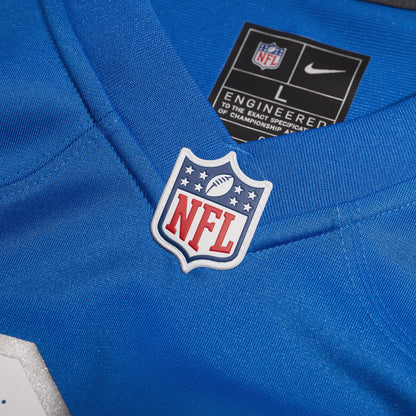 Men's Detroit Lions D.J. Reed Nike Blue Team Game Jersey