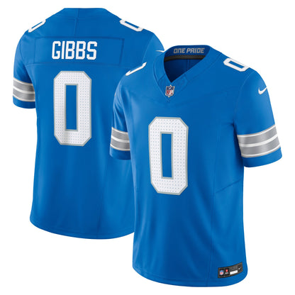 Men's Detroit Lions Jahmyr Gibbs Nike Blue Vapor F.U.S.E. Limited Jersey