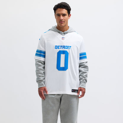 Men's Detroit Lions Jahmyr Gibbs Nike White Vapor F.U.S.E. Limited Jersey