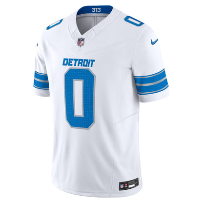 Men's Detroit Lions Jahmyr Gibbs Nike White Vapor F.U.S.E. Limited Jersey