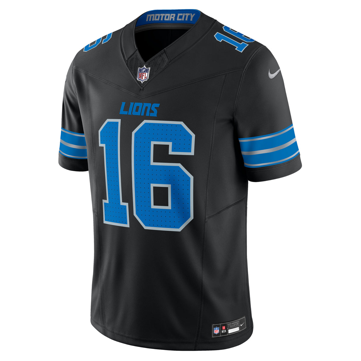 Men's Detroit Lions Jared Goff Nike Black Vapor F.U.S.E. Limited Jersey