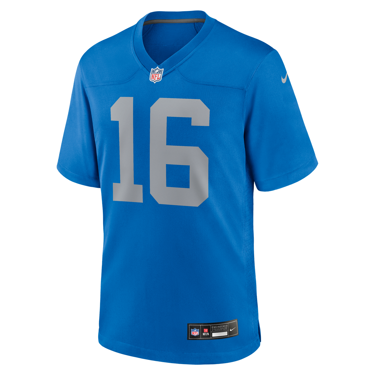 Men's Detroit Lions Jared Goff Nike Blue Alternate Game Jersey