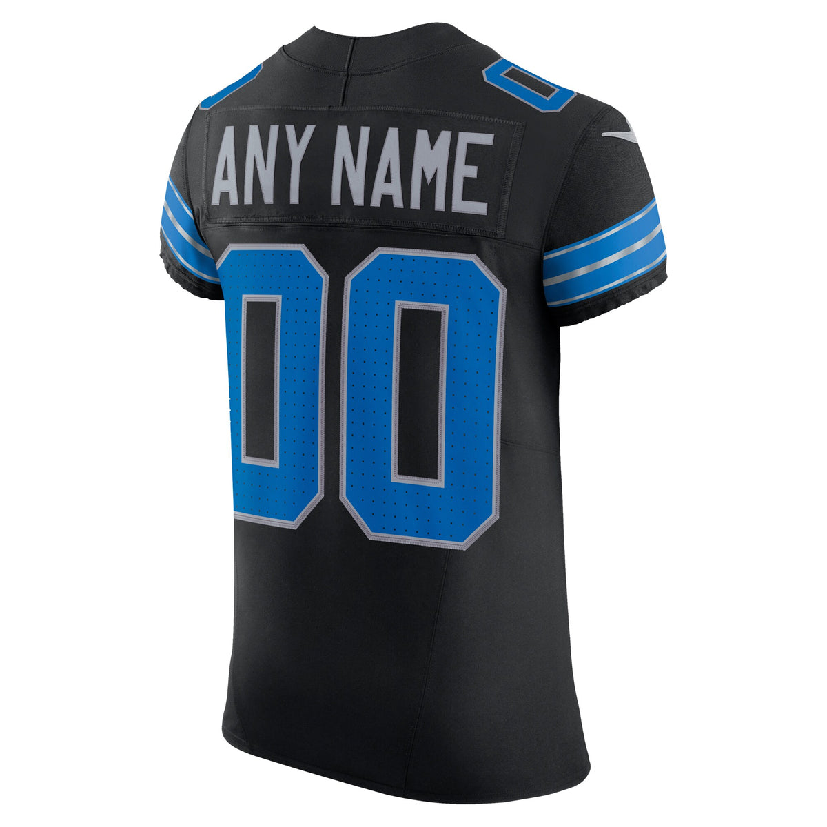 Men's Detroit Lions Nike Black Alternate Vapor F.U.S.E. Elite Custom Jersey