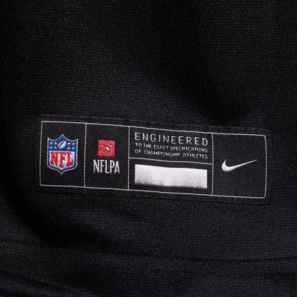 Men's Detroit Lions Penei Sewell Nike Black 2nd Alternate Game Jersey