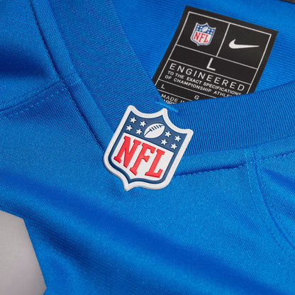 Men's Detroit Lions Penei Sewell Nike Blue Alternate Game Jersey