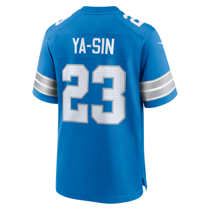 Men's Detroit Lions Rock Ya-Sin Nike Blue Team Game Jersey