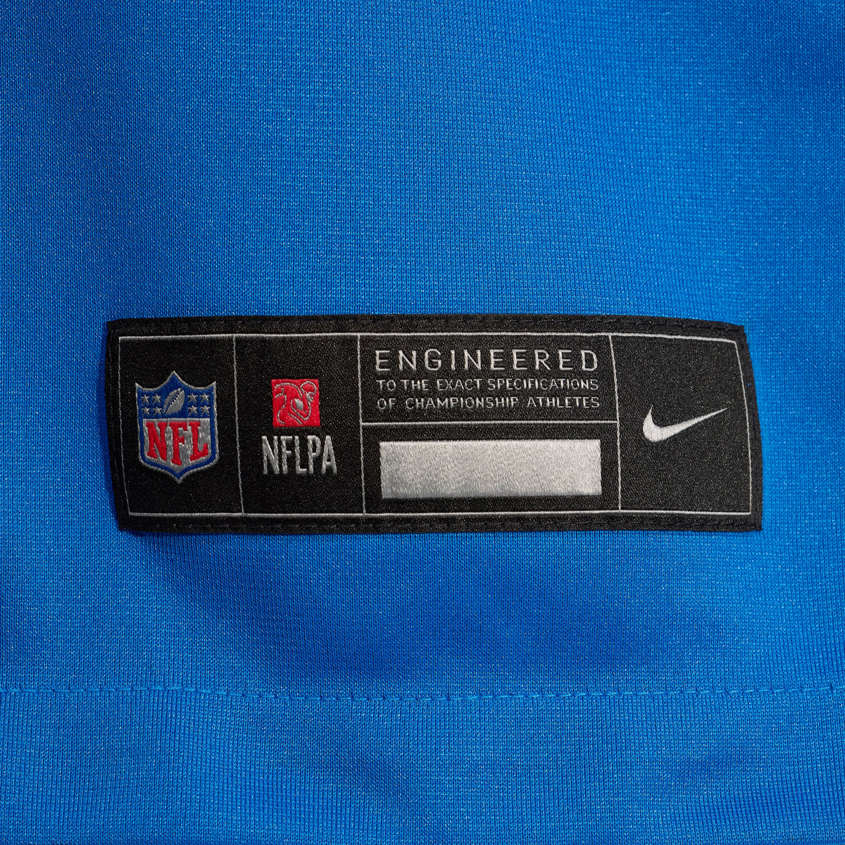 Men's Detroit Lions Rock Ya-Sin Nike Blue Team Game Jersey