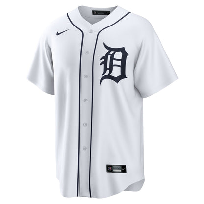 Men's Detroit Tigers Dillon Dingler Nike White Home Replica Jersey