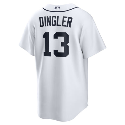 Men's Detroit Tigers Dillon Dingler Nike White Home Replica Jersey