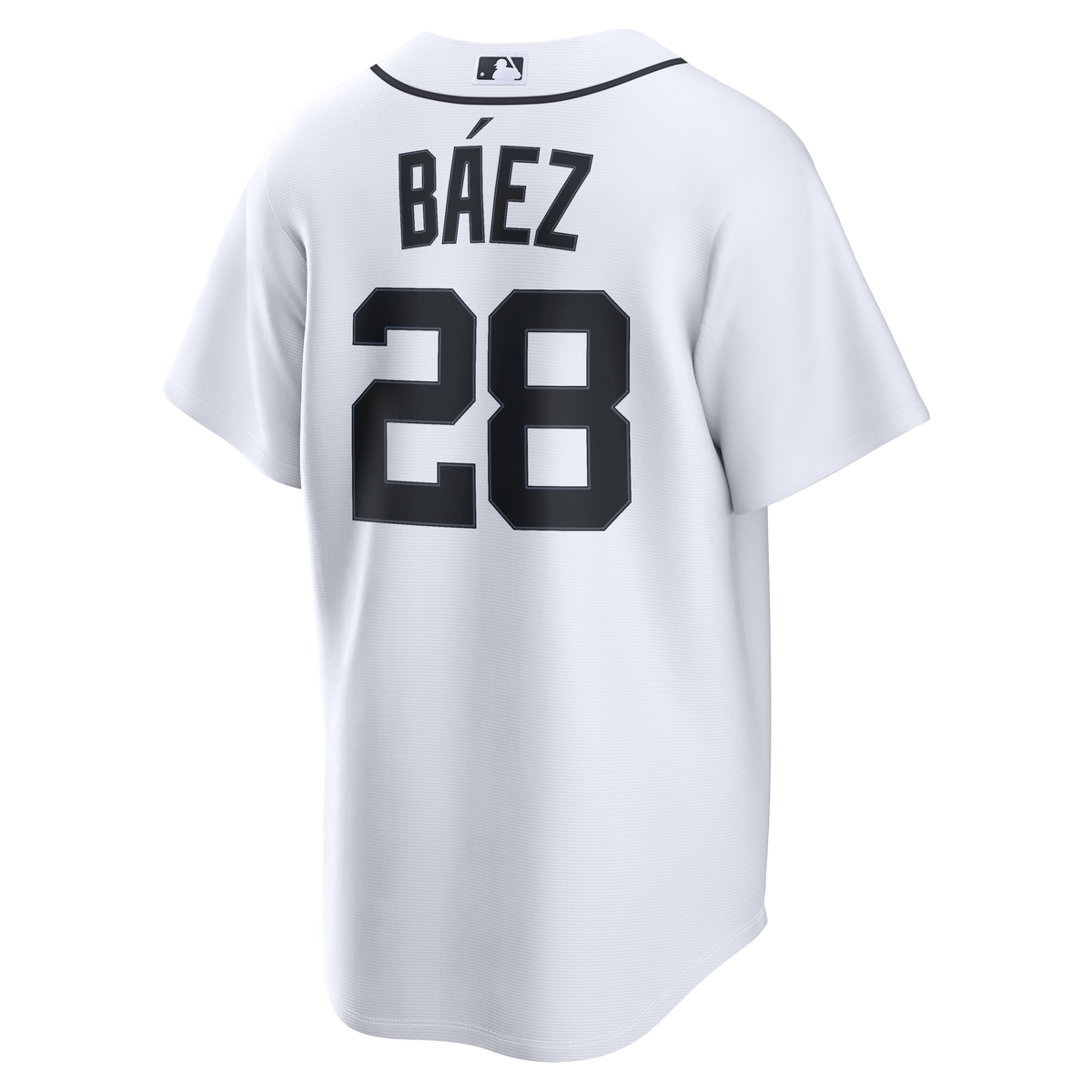 Men's Detroit Tigers Javier Bí¡ez Nike White Home Replica Jersey