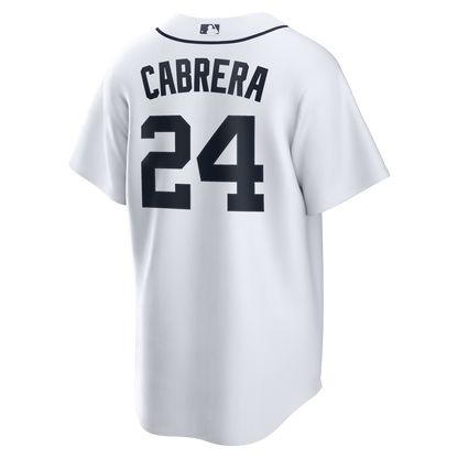 Men's Detroit Tigers Miguel Cabrera Nike White Home Retired Player Replica Jersey
