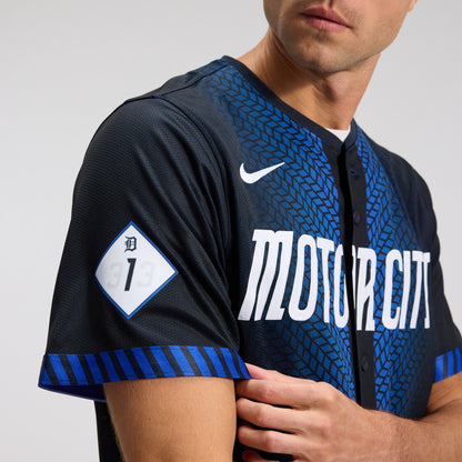 Men's Detroit Tigers Nike Blue City Connect Limited Jersey