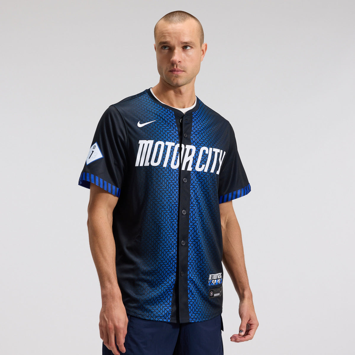 Men's Detroit Tigers Nike Blue City Connect Limited Jersey