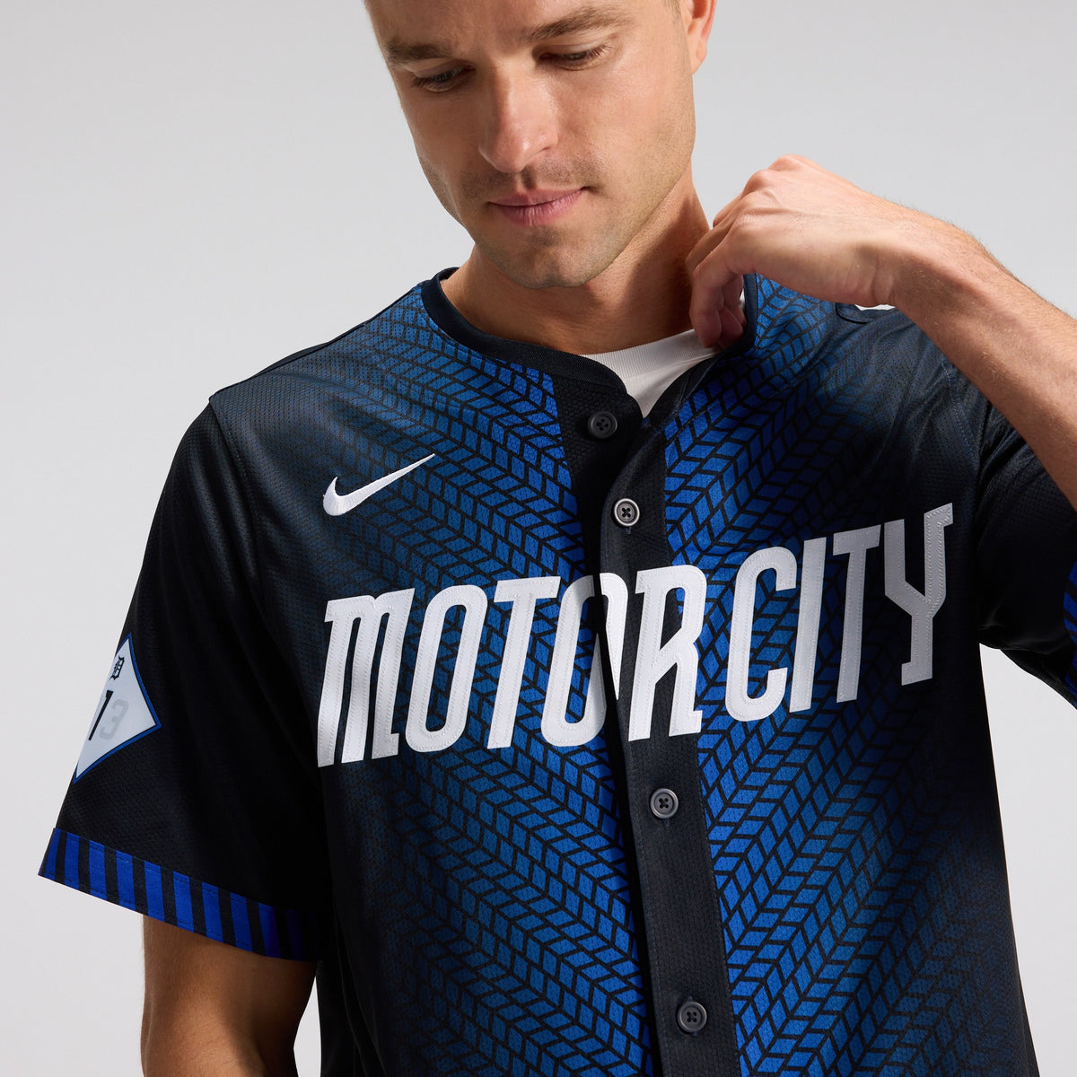 Men's Detroit Tigers Nike Blue City Connect Limited Jersey