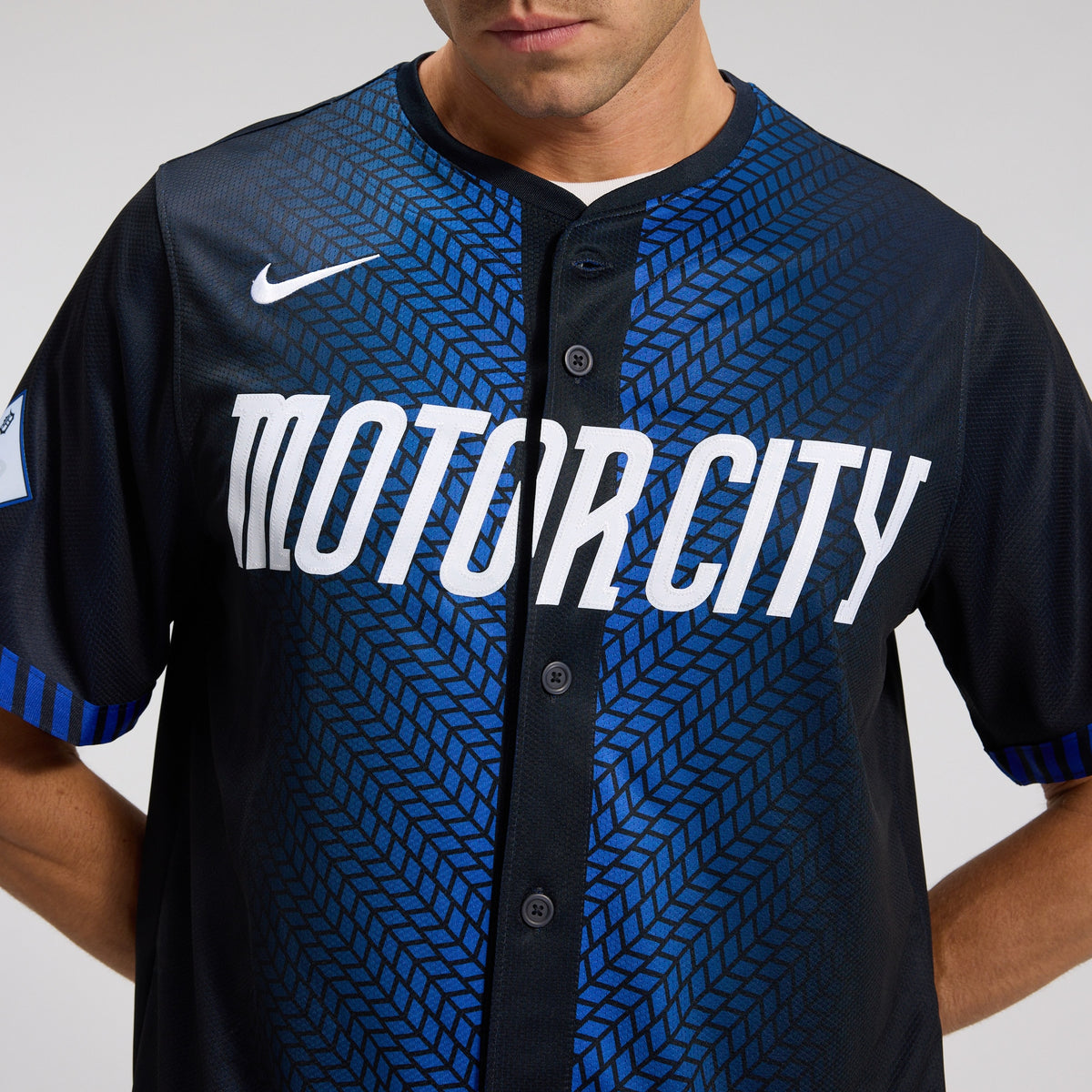 Men's Detroit Tigers Nike Blue City Connect Limited Jersey