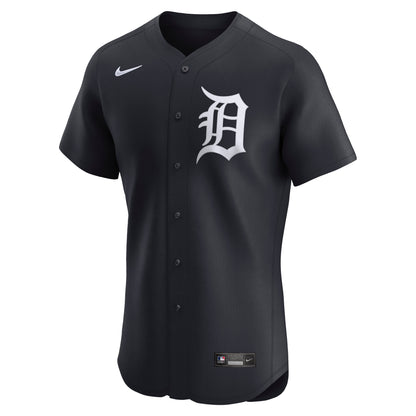 Men's Detroit Tigers Nike Navy Alternate 2 Elite Jersey