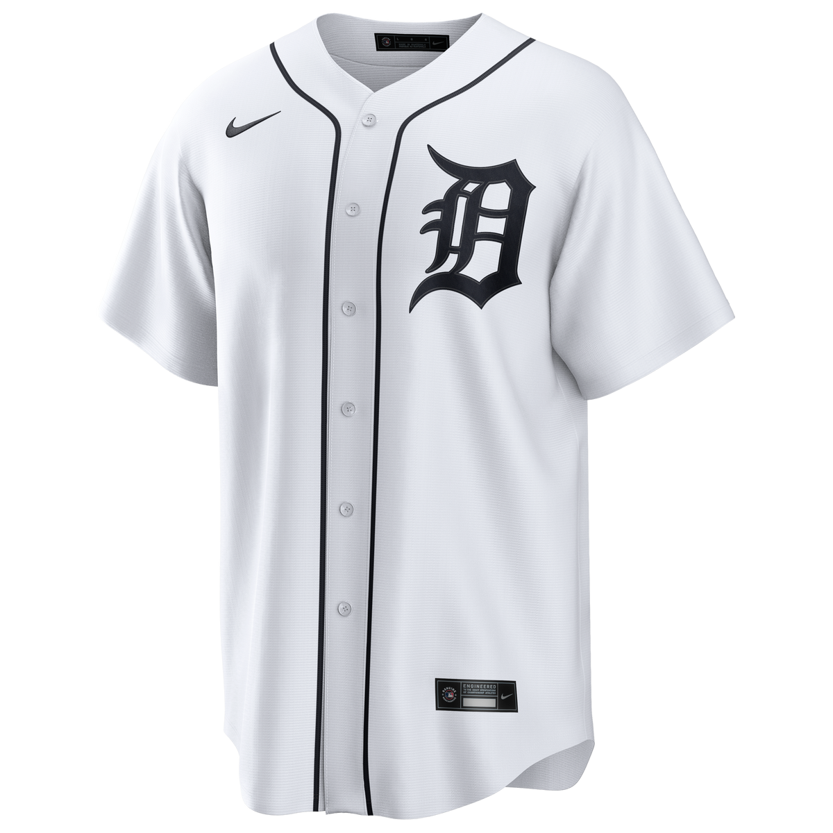 Men's Detroit Tigers Riley Greene Nike White Home Replica Jersey
