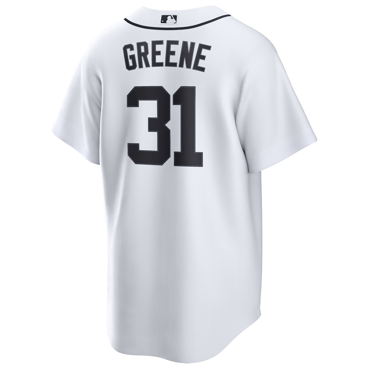 Men's Detroit Tigers Riley Greene Nike White Home Replica Jersey