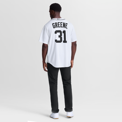 Men's Detroit Tigers Riley Greene Nike White Home Replica Jersey