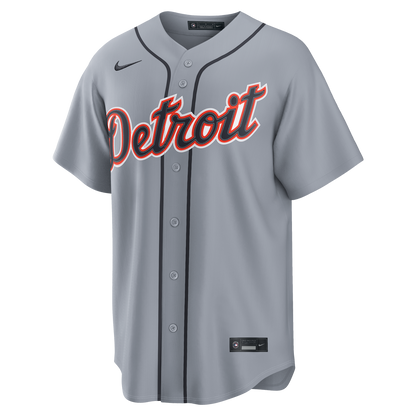 Men's Detroit Tigers Tarik Skubal Nike Gray Road Replica Jersey