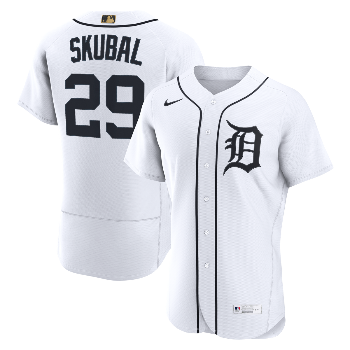 Men's Detroit Tigers Tarik Skubal Nike White MLB Awards Authentic Jersey