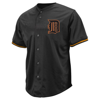 Men's Detroit Tigers Tarik Skubal Profile Black Big & Tall Pop Fashion Jersey