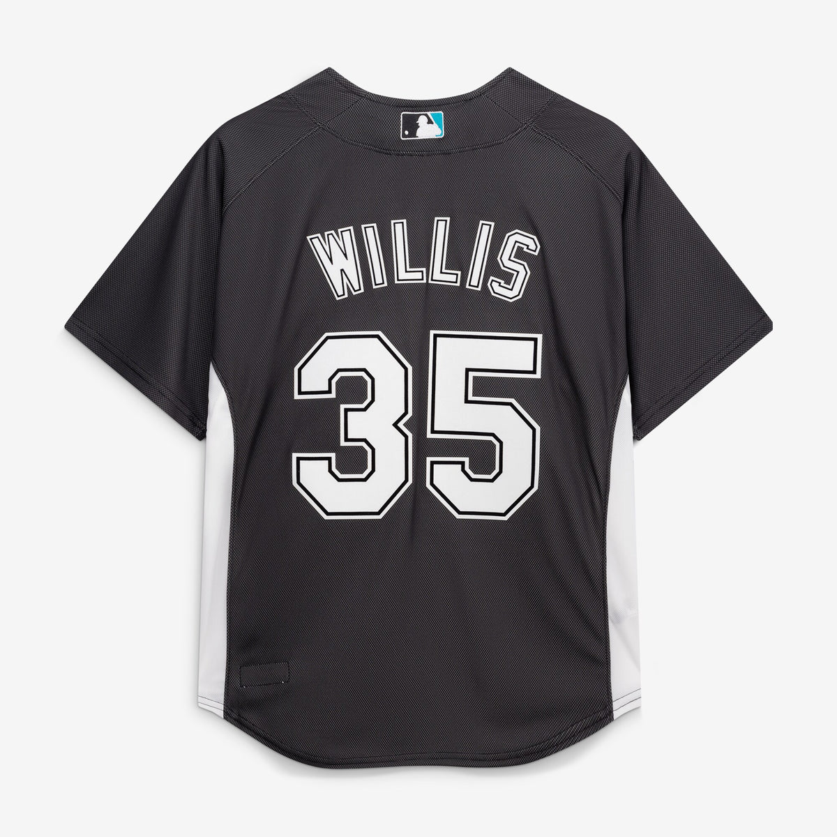 Men's Florida Marlins Dontrelle Willis Mitchell & Ness Black Authentic Batting Practice Jersey