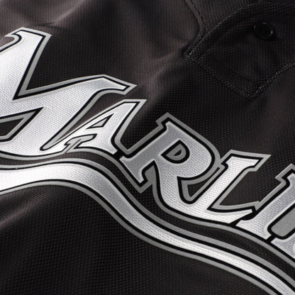 Men's Florida Marlins Dontrelle Willis Mitchell & Ness Black Authentic Batting Practice Jersey