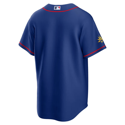 Men's France National Team x MLB Nike Blue Stadium Replica Jersey